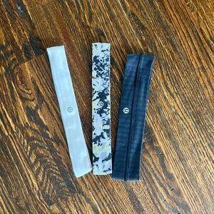 Set of THREE Lululemon Headbands